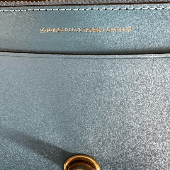 Brand New Coach Stripe Callie Leather Shoulder Chain Clutch Crossbody Handbag - Picture 7 of 8